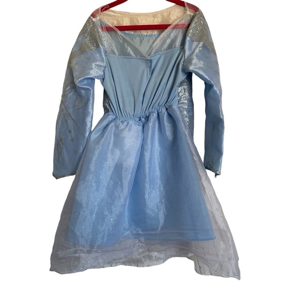 DISNEY Frozen Elsa Blue Lace with Sounds Kids Halloween Dress - Picture 3 of 9